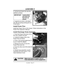 Alternative view of John Deere Material Collection System (MCS) For F710, F725 Front Mowers (050001-) Operator's Manual (OMM121758)
