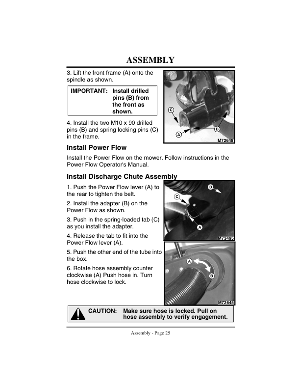 John Deere Material Collection System (MCS) For F710, F725 Front Mowers (050001-) Operator's Manual (OMM121758) - Image 2