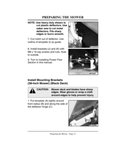 Alternative view of John Deere Powerflow for 38, 46, 50-Inch Mowers Operator's Manual (OMM121771)