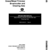 John Deere Grass/Weed Trimmer, Brush Cutter, Clearing Saw - Safety Manual Operator's Manual (OMM122063)