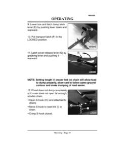 Alternative view of John Deere MC519 Material Collection Utility Cart Operator's Manual (OMM122166)