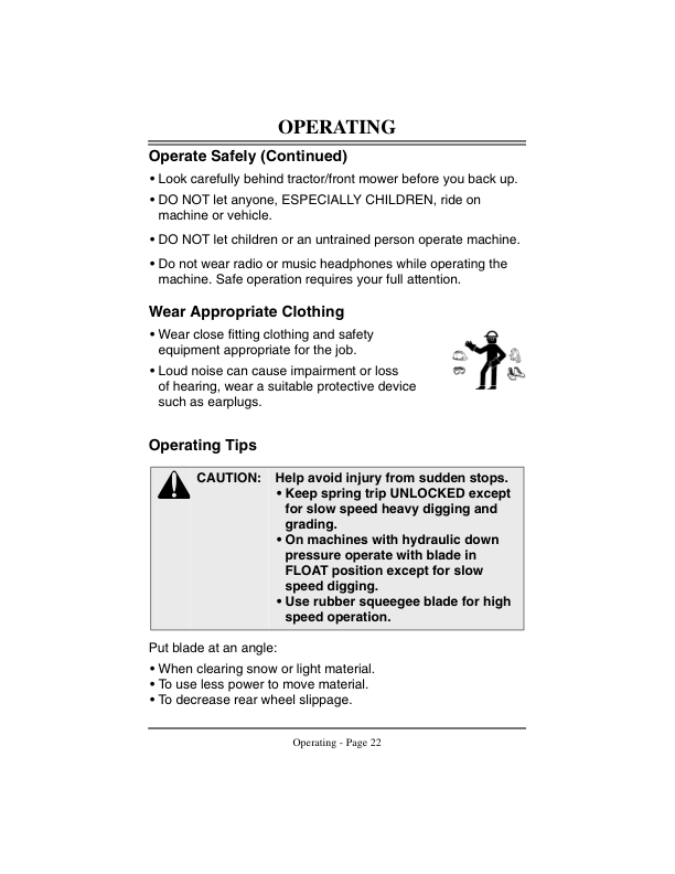 John Deere 54 Inch Front Blade (030001-) Operator's Manual (OMM122252) - Image 2