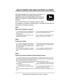 Alternative view of John Deere 38 Inch Snowthrower (010001-) Operator's Manual (OMM122446)