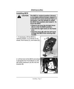 Alternative view of John Deere Material Collection System for F710, F725 Front Mowers (050001-) Operator's Manual (OMM122905)
