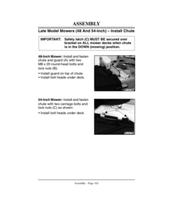 Alternative view of John Deere 38, 48, 54-In. Walk-Behind Commercial Rotary Mower (050001-) Operator's Manual (OMM122920)