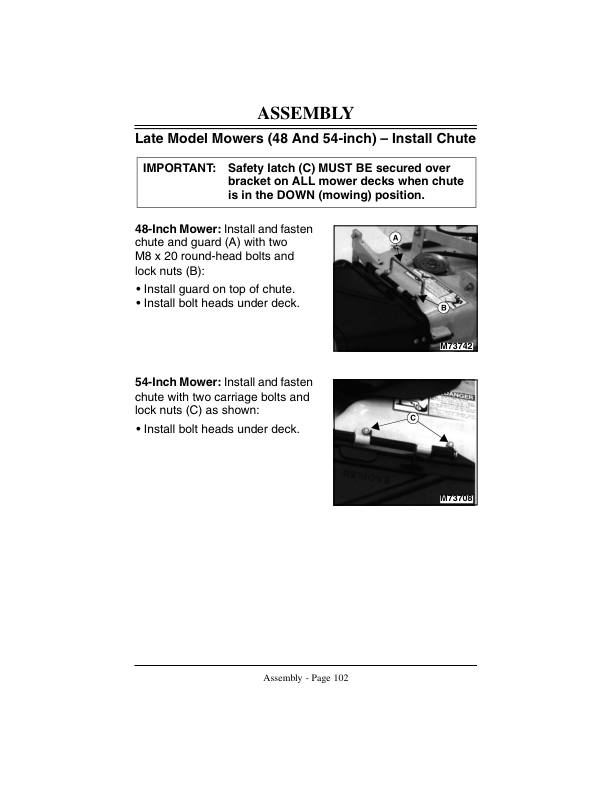 John Deere 38, 48, 54-In. Walk-Behind Commercial Rotary Mower (050001-) Operator's Manual (OMM122920) - Image 2