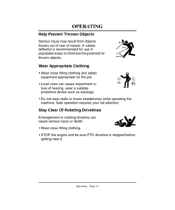 Alternative view of John Deere 60-Inch Direct-Drive Rear-Discharge Mower for F1145 Front Mowers (4WD) Export Edition Operator's Manual (OMM123189)