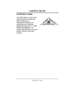 Alternative view of John Deere 60 In. Mid-Mount Mowers Operator's Manual (OMM123386)