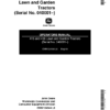 John Deere 415, 455 Lawn & Garden Tractor Operator's Manual (OMM124544)