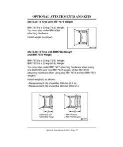 Alternative view of John Deere 415, 455 Lawn & Garden Tractor Operator's Manual (OMM124545)