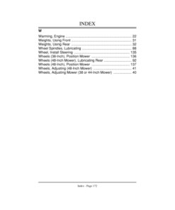 Alternative view of John Deere LX172, LX176, LX178, LX188 & LX173 Lawn Tractors Operator's Manual (OMM125726)