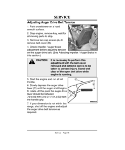 Alternative view of John Deere 524D, 826D Walk-Behind Snowblower (160001-) Operator's Manual (OMM126614)