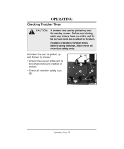 Alternative view of John Deere Thatcher for STX38, STX46 Lawn Tractors Operator's Manual (OMM126671)