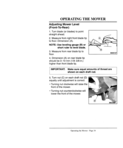 Alternative view of John Deere STX38 Lawn Tractor - Motorsports (Special Edition) Operator's Manual (OMM126761)