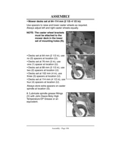 Alternative view of John Deere GS45 Walk-Behind Commercial Rotary Mower Operator's Manual (OMM127343)
