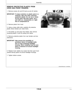Alternative view of John Deere 6x4 Gator Utility Vehicle North America (001001-008790) Operator's Manual (OMM128787)