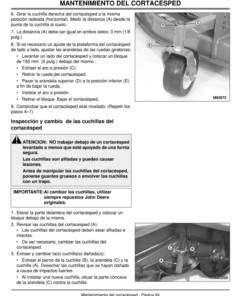 Alternative view of John Deere HD45, HD75 Commercial Walk-Behind Mowers (010001-) Operator's Manual (OMM131726)
