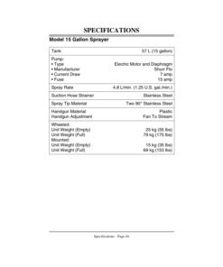 Alternative view of John Deere 15, 25 Gallon Sprayers Operator's Manual (OMM132826)