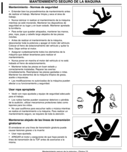 Alternative view of John Deere MCS Material Collection System (010001-) Operator's Manual (OMM133287)