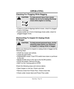 Alternative view of John Deere 46 QT Powerflow For LT133, LT166 Lawn Tractors Operator's Manual (OMM133661)