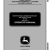 John Deere 42-Inch Snowthrower (010001-) (lever lift ) for LX & GT Series Lawn & Garden Tractors Operator's Manual (OMM133878)