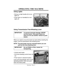 Alternative view of John Deere 325, 345 Lawn & Garden Tractors (010001-) Operator's Manual (OMM134133)