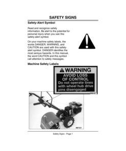 Alternative view of John Deere 518R Walk-Behind Tiller (010001-) Operator's Manual (OMM134183)