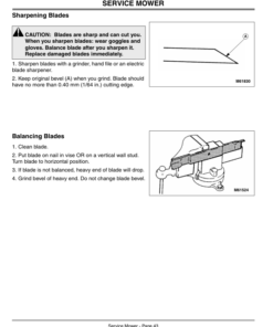Alternative view of John Deere 54, 60-Inch Mid-Mount Rotary Mowers for 4100 CUT (010001-) Operator's Manual (OMM134998)
