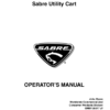 John Deere Sabre Utility Cart Operator's Manual (OMM135017)