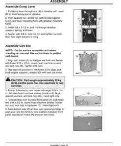 Alternative view of John Deere Sabre Utility Cart Operator's Manual (OMM135017)