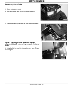 Alternative view of John Deere 4200 (120001-122000), 4300 (130001-133000) & 4400 (140001-144000) Compact Utility Tractors Hydrostatic & Gear Transmissions Operator's Manual (OMM135709)