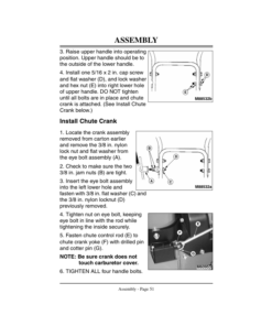 Alternative view of John Deere TRS22 Walk-Behind Snowblower (180001-) Operator's Manual (OMM137000)