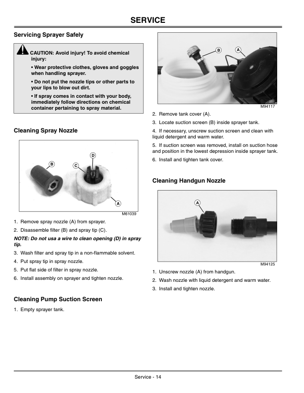 John Deere 15, 25 Gallon Tractor Trunk Mounted Sprayers (040001-) Operator's Manual (OMM137621) - Image 2