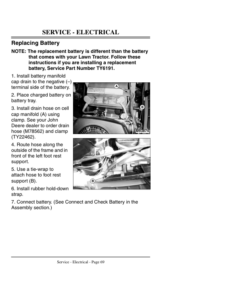 Alternative view of John Deere LT133 Lawn Tractor Special Edition Motorsports Operator's Manual (OMM137829)