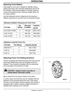 Alternative view of John Deere Compact Utility Tractor with Gear Transmission 790 (190064-) Operator's Manual (OMM139226)