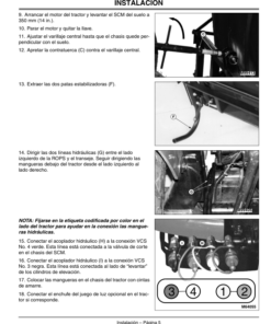 Alternative view of John Deere Hydraulic Dump Material Collection System (010001-) Operator's Manual (OMM139550)