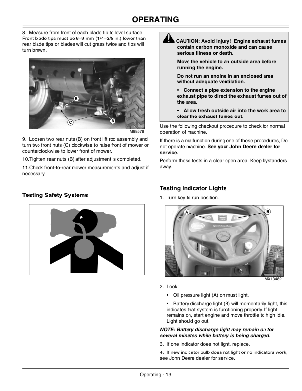 John Deere Scotts Garden Tractor GT2554 Operator's Manual (OMM139955) - Image 2