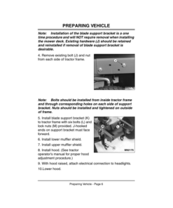 Alternative view of John Deere 42-Inch Front Blade (020001-) Operator's Manual (OMM140465)