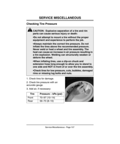 Alternative view of John Deere 355D Lawn & Garden Tractor (070001-) Operator's Manual (OMM141539)
