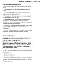 Alternative view of John Deere 2020 & 2030 ProGator Export Edition (010001-020000) Operator's Manual (OMM141591)