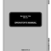 John Deere 30-Inch Mechanical Tillers North America (010001-) Operator's Manual (OMM141979)
