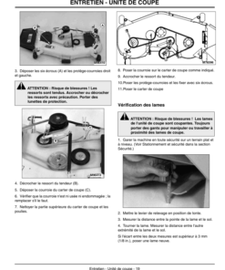 Alternative view of John Deere 48C Mower Deck Operator's Manual (OMM142644)
