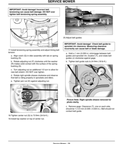 Alternative view of John Deere LT133, LT155 & LT166 Lawn Tractors North America (125001-) Operator's Manual (OMM142698)