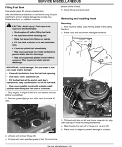 Alternative view of John Deere S2348, S2554 Scotts Yard & Garden Tractors (020001-) Operator's Manual (OMM142794)