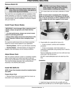Alternative view of John Deere 48 QT Powerflow Blower Assembly (010001-) Operator's Manual (OMM143197)