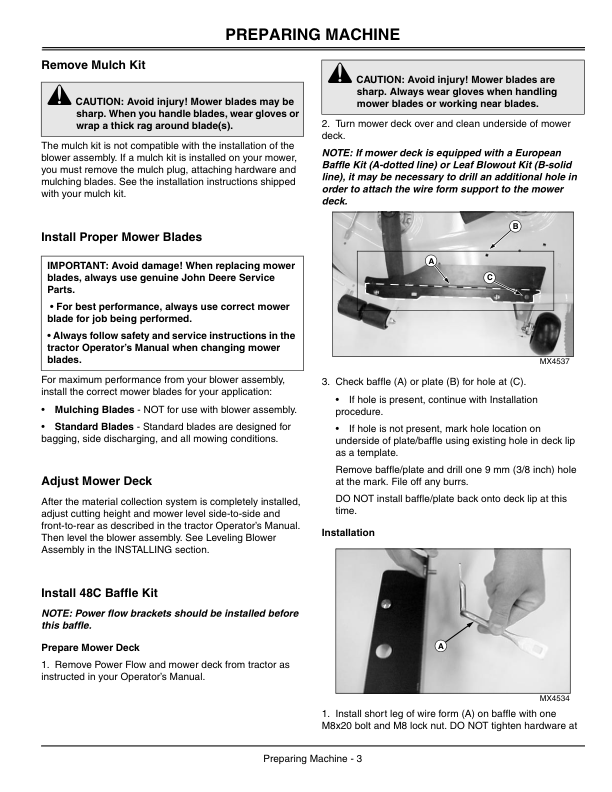 John Deere 48 QT Powerflow Blower Assembly (010001-) Operator's Manual (OMM143197) - Image 2