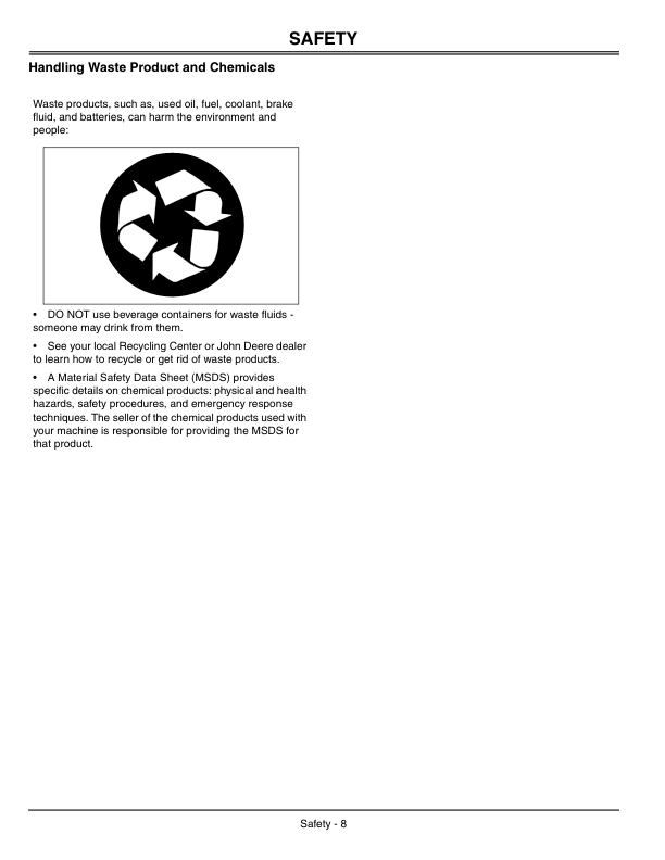 John Deere 325, 335, 345 Lawn & Garden Tractor (070001-) Operator's Manual (OMM143471) - Image 2
