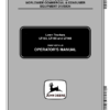 John Deere LT133, LT155 & LT166 Lawn Tractors Export Edition (125001-) Operator's Manual (OMM143714)