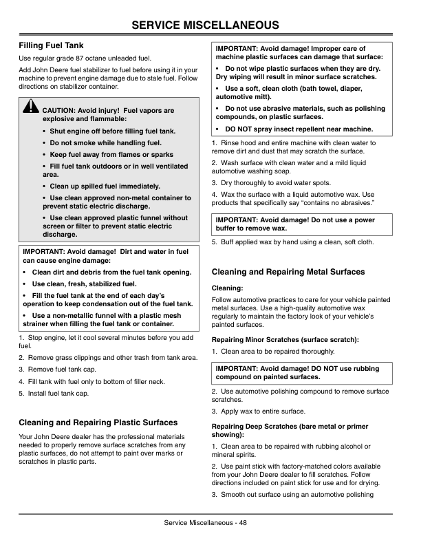 John Deere F510, F525 Front Mowers (120001-) Operator's Manual (OMM144025) - Image 2