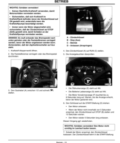 Alternative view of John Deere 415, 455 Lawn & Garden Tractor Operator's Manual (OMM144036)
